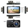Camera de bord auto fata/spate 1080p/720p night vison - imagine 12