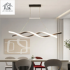 Lustră Led formă fluidă, dimabila 3 culori ( rece, calda, naturala )
