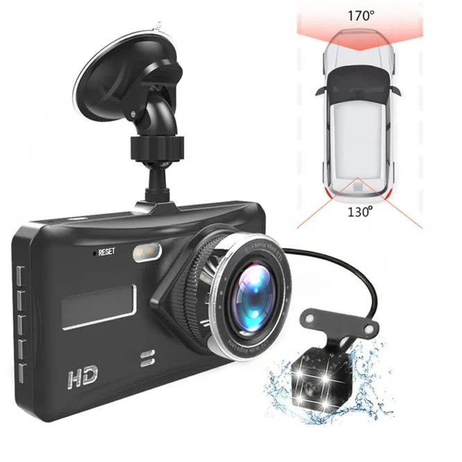 Camera de bord auto fata/spate 1080p/720p night vison - imagine 3