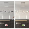 Lustră Led formă fluidă, dimabila 3 culori ( rece, calda, naturala ) - imagine 5