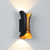 Aplica exterior 10W, Negru cu Auriu